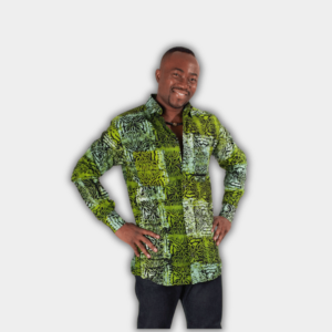 Chemise Batik Longue à Dakar, Sénégal