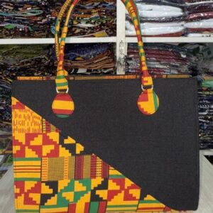 Sac à Main en Wax & Raphia – Élégance Naturelle