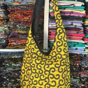 Sac bandoulière hobo en wax