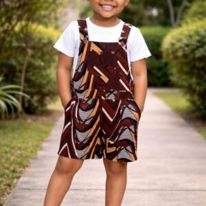 Salopette fille/garçon en Wax - vue produit