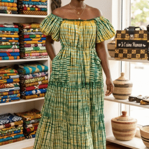 Robe Longue Batik Brise d’Été