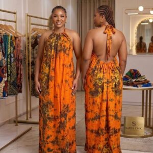 Robe Longue Sahel Dos Nu
