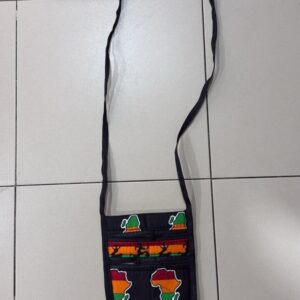 Petite pochette bandoulière - crossbody en tissu wax motifs africains