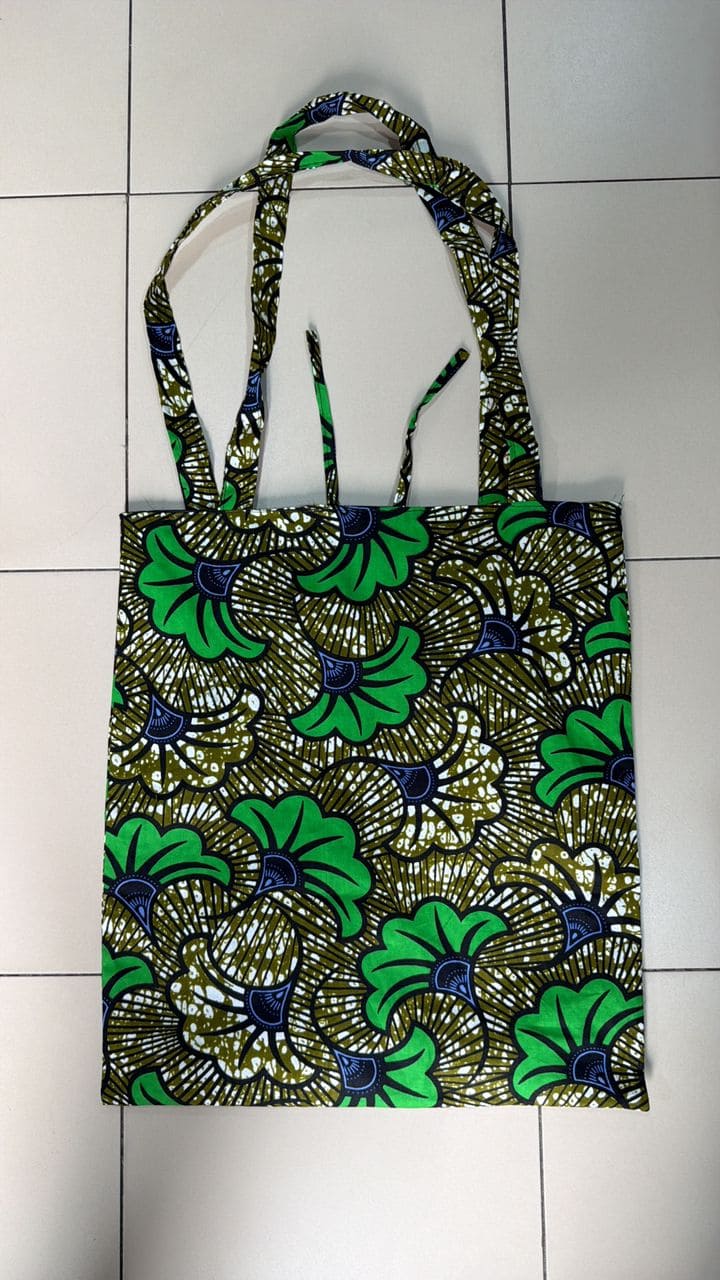 sac cabas en tissu wax