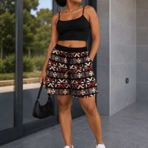 Short (culotte) en wax