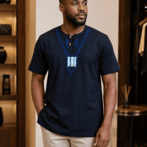Chemise africaine en Lin de coton