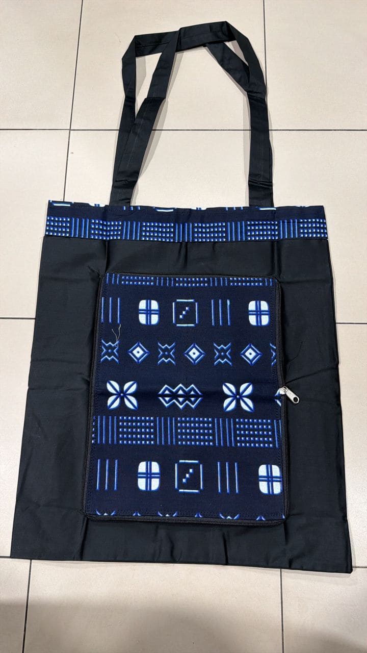 Sac de course rétractable en wax | Totebag pliable – Image 3