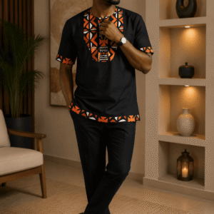 Chemise Africaine Moderne | Haut Dashiki Wax