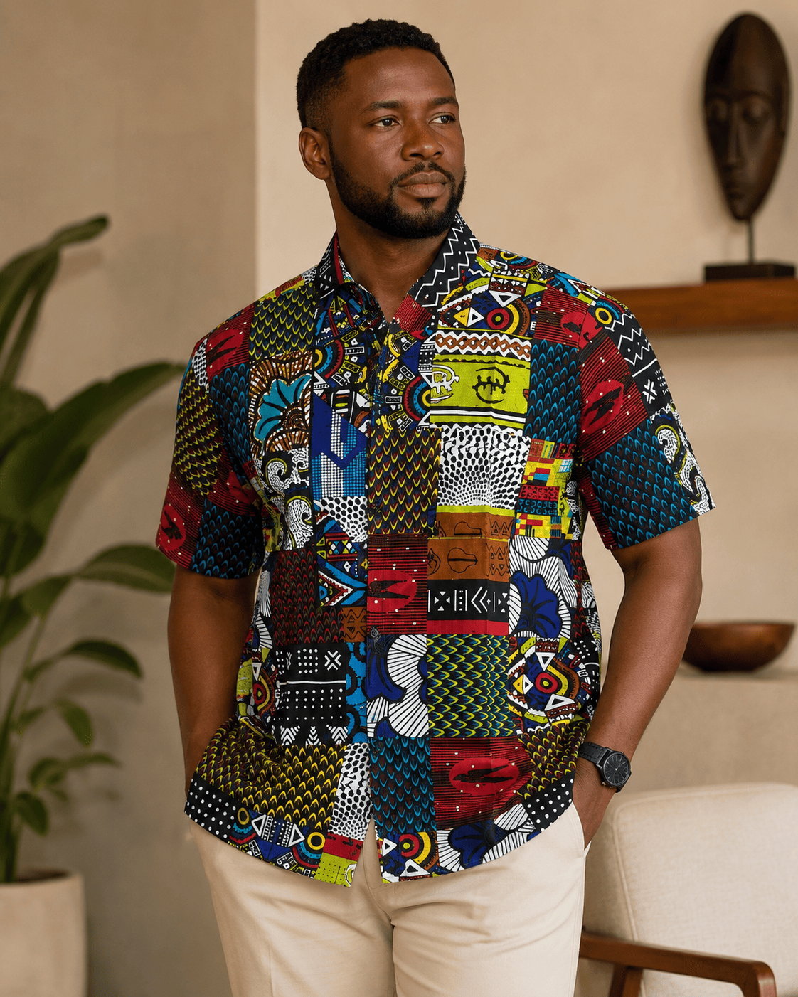 Chemise en wax – Image 3