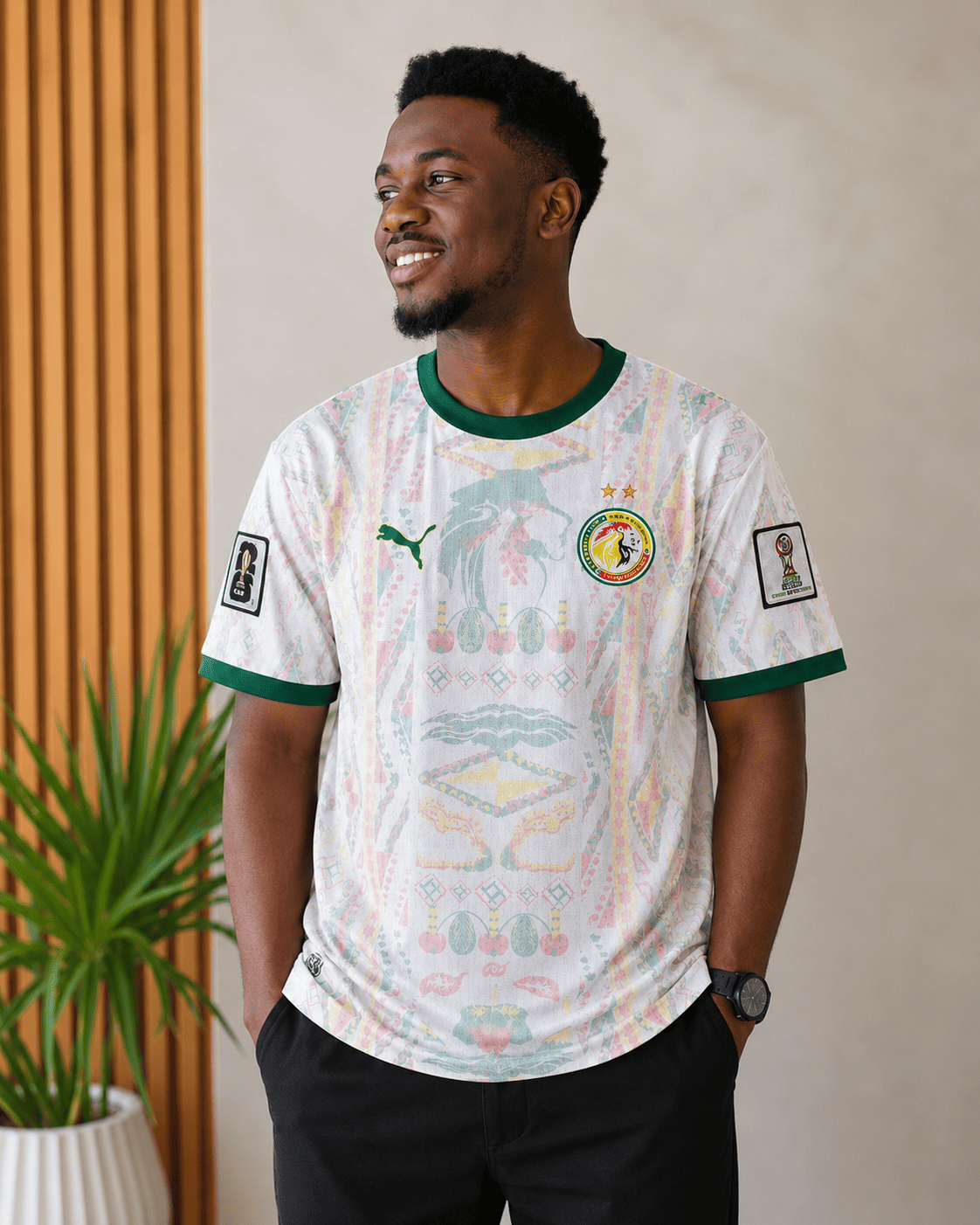 Maillot Sénégal avec 2 étoiles – Image 3