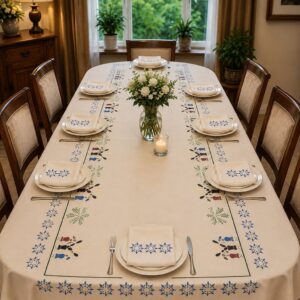 Nappe de Table Folklorique 8 places