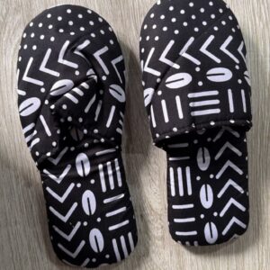 Chausson en wax | Babouches confortable
