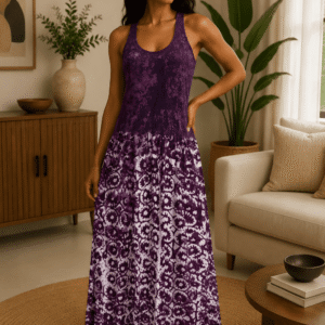 Robe longue débardeur bretelles