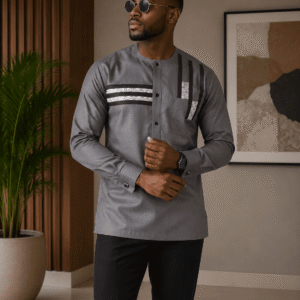 Chemise africaine manche longue - Kaftan moderne