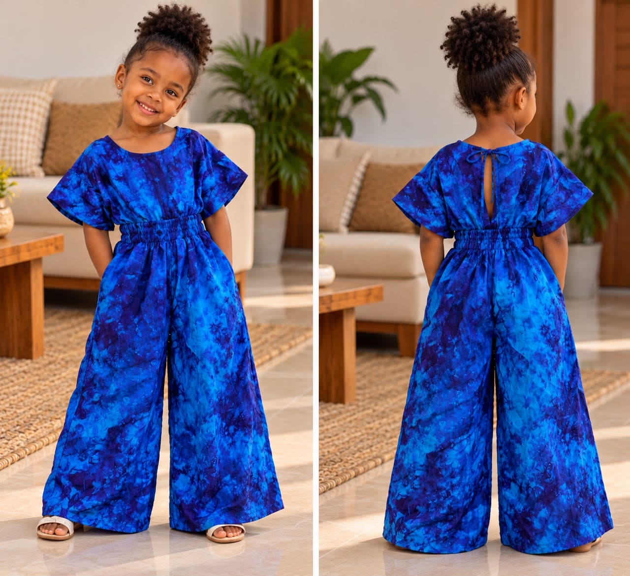 Combinaison Pantalon Large Fille en Koko Dunda – Image 2